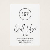 Hair Extensions Aftercare Advice Kaart (Voorkant)