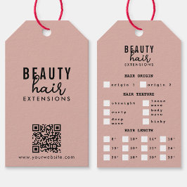 Hair Extensions Packaging Hang Label Hair Branding Cadeaulabel