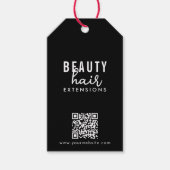 Hair Extensions Packaging Hang Label Hair Branding Cadeaulabel (Voorkant)
