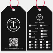 Hair Extensions Packaging Hang Label Hair Logo Cadeaulabel