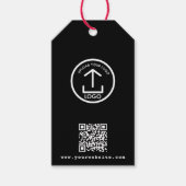 Hair Extensions Packaging Hang Label Hair Logo Cadeaulabel (Voorkant)