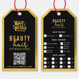 Hair Extensions Verpakking Hang Label Hair Brand L Cadeaulabel