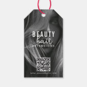Hair Extensions Verpakking Hang Label Hair Foto Cadeaulabel (Voorkant)