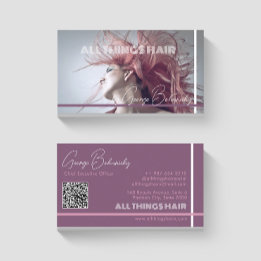 Hair geblazen Hair Stylist, Salon Visitekaartje