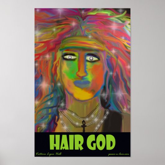 Hair God Art Poster (Voorkant)