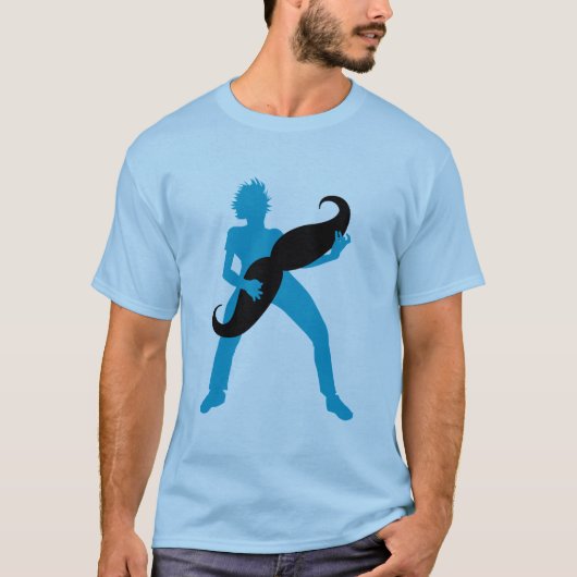 Hair Guitar T-shirt (Voorkant)