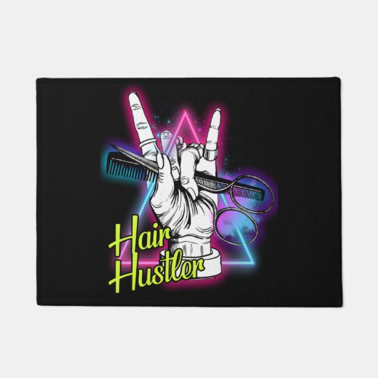 Hair Hustler Deurmat (Voorkant)