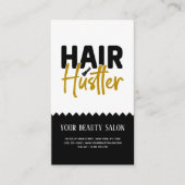 Hair hustler visitekaartje (Voorkant)