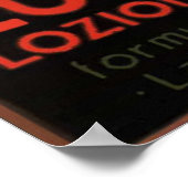 Hair Lotion, Italië, Eucrinina  Adverteren Poster (Hoek)