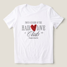 Hair Love Club Hart Valentijnsdag Grafische T-shir Tri-Blend Shirt