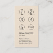 Hair Loyalty Punch Butterfly & Scissor (Achterkant)