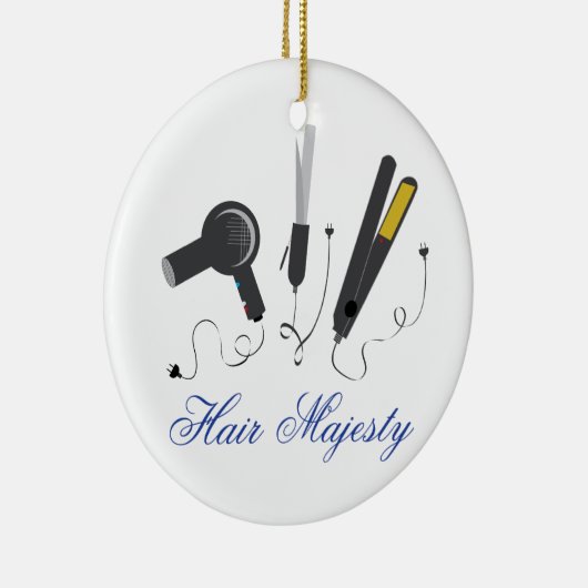 Hair Majesty Keramisch Ornament (Rechts)