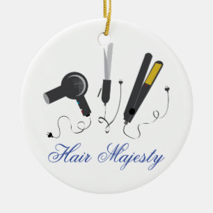 Hair Majesty Keramisch Ornament