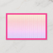 Hair Makeup Beauty Design Lijst Big Bow Visitekaartje (Achterkant)