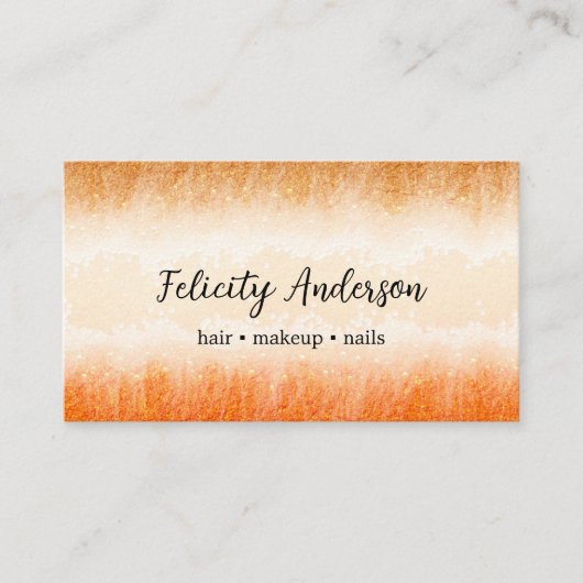 Hair Makeup Nails Beauty Appointard Afsprakenkaartje (Voorkant)