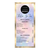 Hair Makeup Nails Manicure Pedicure SPA Reclamekaart (Voorkant)