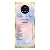 Hair Makeup Nails Manicure Pedicure SPA Reclamekaart (Achterkant)