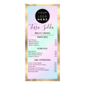 Hair Makeup Nails Manicure Pedicure Studio Reclamekaart (Voorkant)