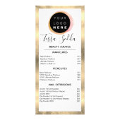 Hair Makeup Nails Manicure Pedicure Wellness Reclamekaart (Voorkant)