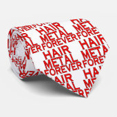 Hair Metal Forever Stropdas (Opgerold)