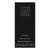 Hair Nail Salon Beautician Menu Prijslijst (Achterkant)