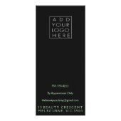 Hair Nail Salon Beautician Menu Prijslijst (Achterkant)