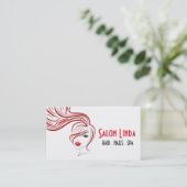 Hair Nails Salon & Spa Visitekaartje (Staand voorkant)