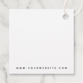 HAIR + NAILS stylist elegant logo label (Achterkant)