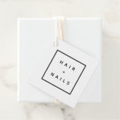 HAIR + NAILS stylist handgemaakte label DIY (In situ)