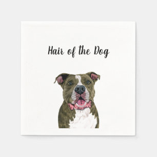 "Hair of the Dog" Trouw Cocktailservetjes Servet