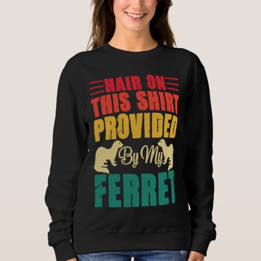 Hair on this  provided by my ferret trui (Voorkant)