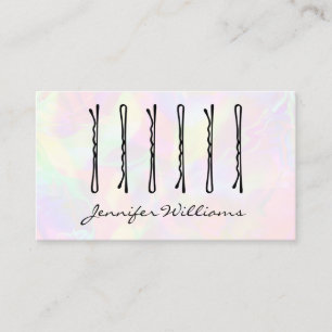 Hair Pins Hair Stylist Salon Hairdresser Qr Code Visitekaartje