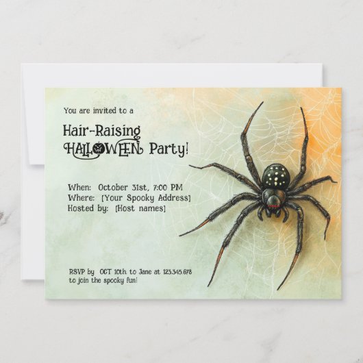 Hair-Raising HALLOWEEN Party! Kaart (Voorkant)