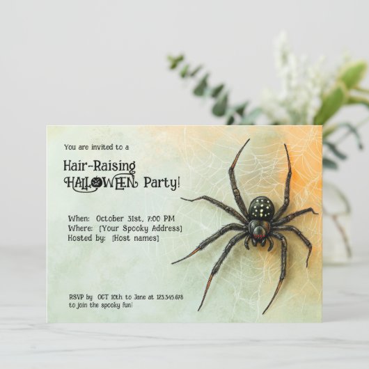 Hair-Raising HALLOWEEN Party! Kaart (Staand voorkant)