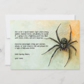 Hair-Raising HALLOWEEN Party! Kaart (Achterkant)