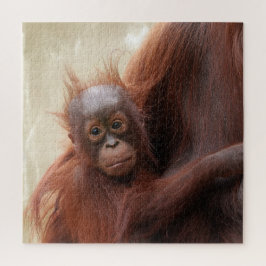 Hair-raisingly schattig - De Schattige Baby orang- Legpuzzel