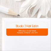 Hair Salon-Adresetiketten Etiket (Insitu)