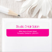 Hair Salon-Adresetiketten Etiket (Insitu)