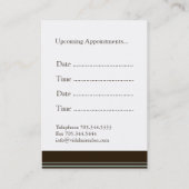 Hair Salon Appointards Afsprakenkaartje (Achterkant)