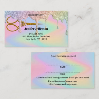 Hair Salon Appointment Visitekaartje Afsprakenkaartje