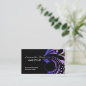 Hair Salon Appointment Visitekaartje Afsprakenkaartje (Staand voorkant)