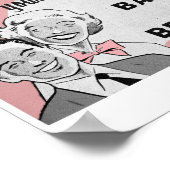  Hair Salon Art Beauticien Afdrukken in roze Poster (Hoek)