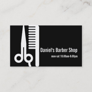 Hair Salon Barber Shop Beauty Cosmetologist Spa Visitekaartje