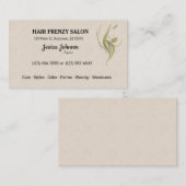 Hair Salon Beautician Visitekaartjes (Voorkant / Achterkant)
