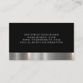 Hair Salon Beauty Logo Visitekaartje (Achterkant)