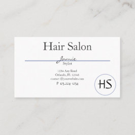 Hair Salon, Beauty Salon Visitekaartje