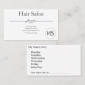 Hair Salon, Beauty Salon Visitekaartje (Voorkant / Achterkant)