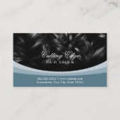 Hair Salon Black Curly Hair Appointment Afsprakenkaartje (Voorkant)