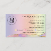 Hair Salon, Braid Stylist, Loctician B Visitekaartje (Achterkant)