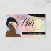 Hair Salon, Braid Stylist, Loctician B Visitekaartje (Voorkant)